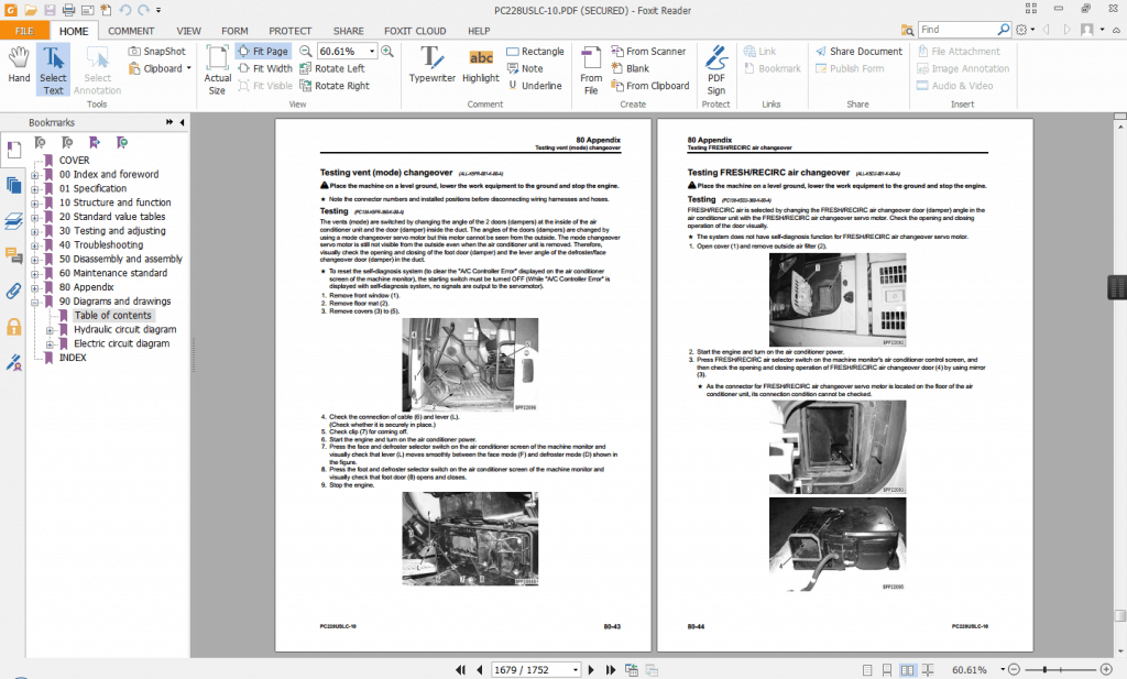 PC228USLC-10 manual books