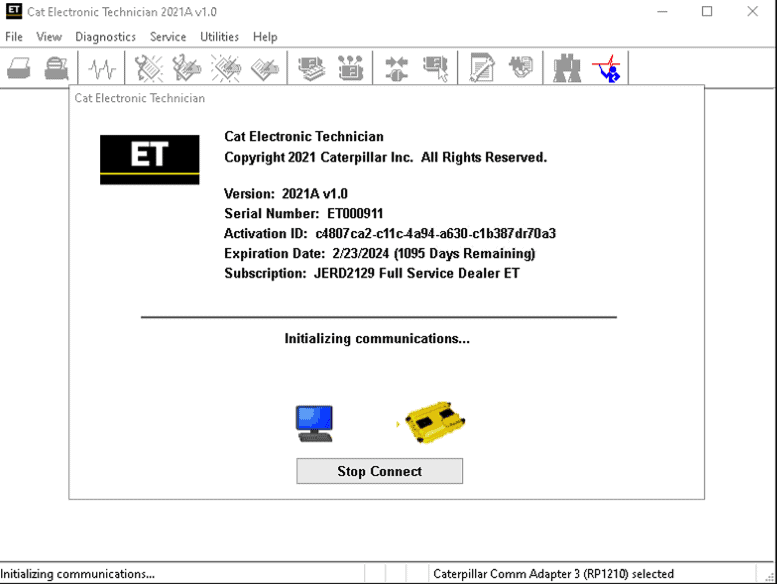 CAT ET 2021A CAT ET 2021A