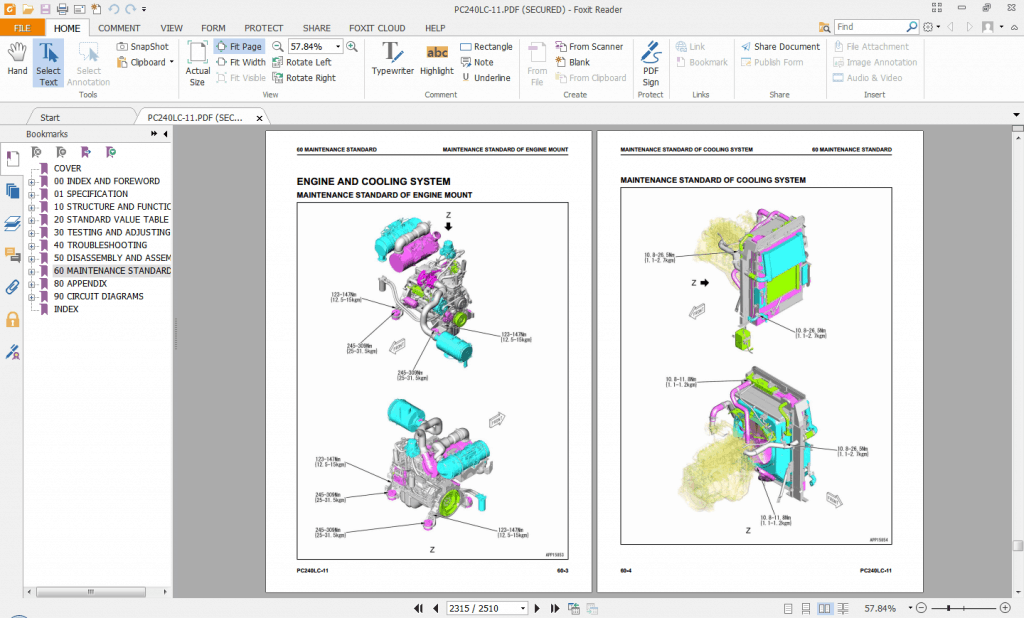 Komatsu PC240LC-11 Shop Manual