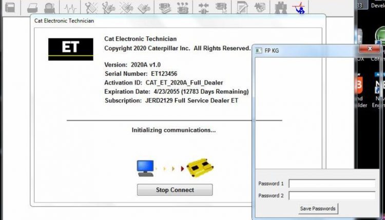 cat et factory password