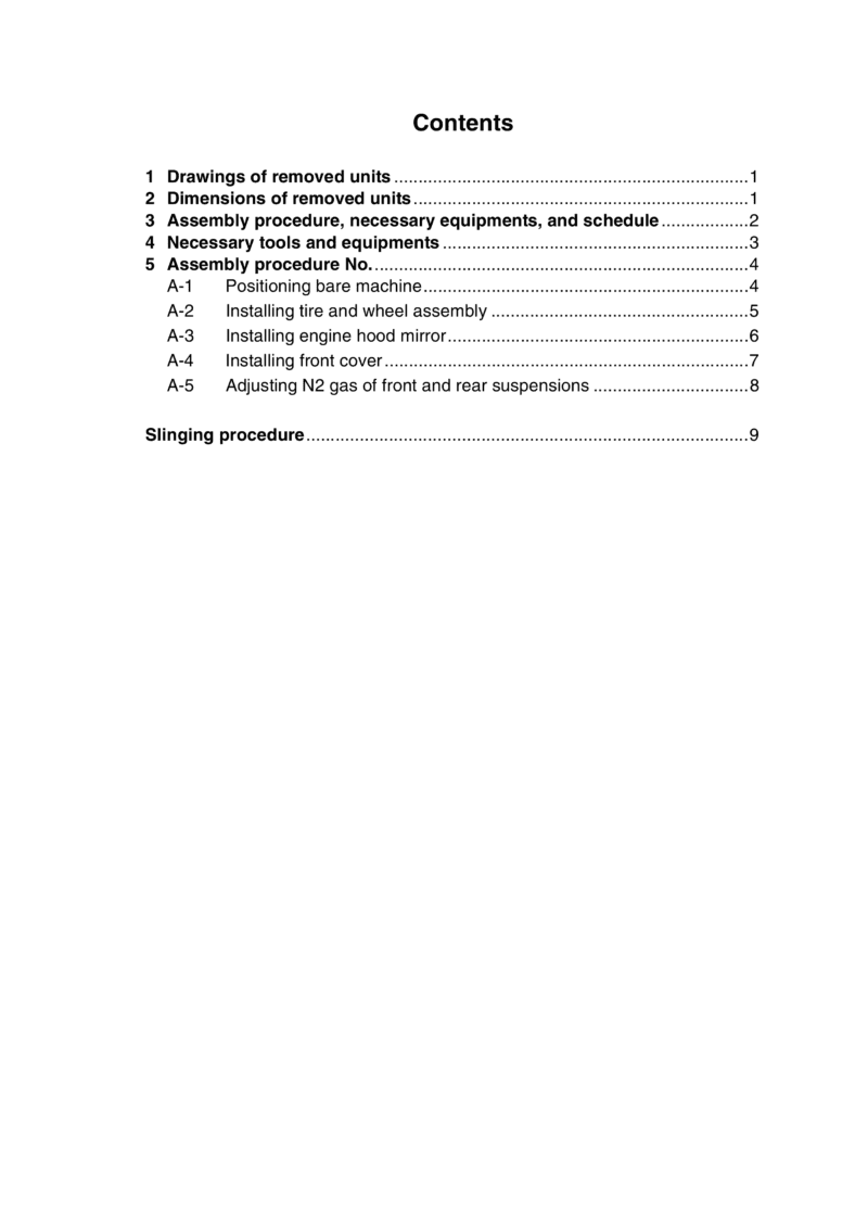 KOMATSU HM300-1 Articulated Dump Truck Field Assembly Manual | Technical Guide - Image 3