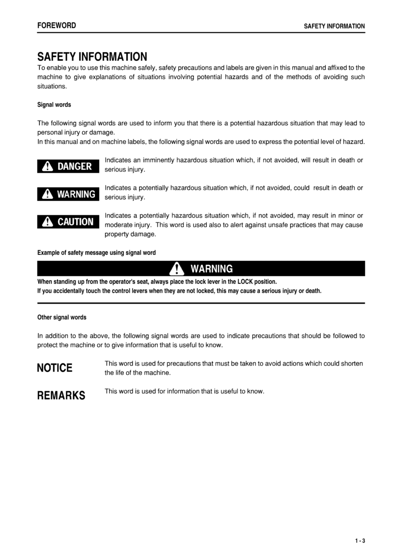 ARTICULATED DUMP TRUCKS KOMATSU HM300-1 Operation and Maintenance Manual - Image 5